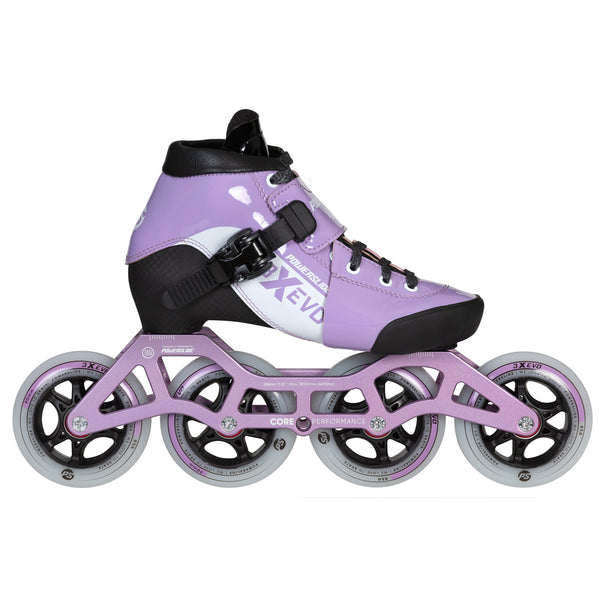 3X adj. Evo Lavender / White - Powerslide - Racing Inline Skates