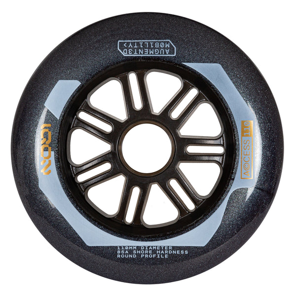 Access 110 Dark Grey 3-pack - IQON - Aggressive Inline Skate Wheels