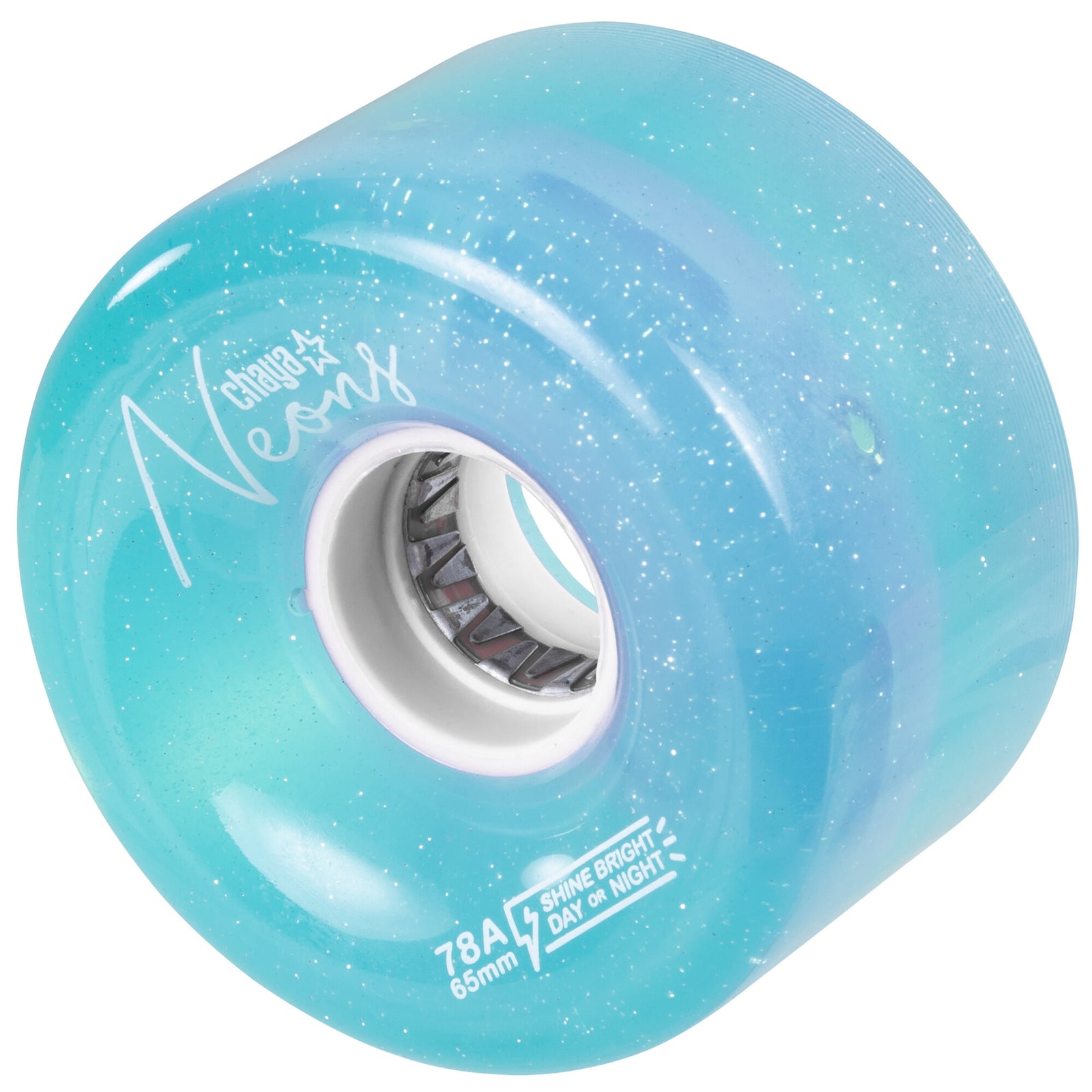 Neons LED Blue - Chaya - Nite Roller Skate Wheels - Product Image 2