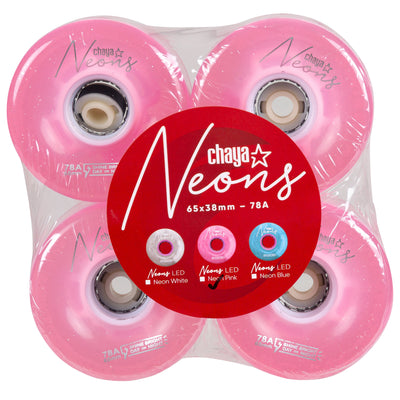 Neons LED Pink - Chaya - Nite Roller Skate Wheels - Product Image 5