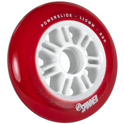 Spinner 110/88A Red, 3-pack - Powerslide - Urban Inline Skate Wheels - Product Image 2