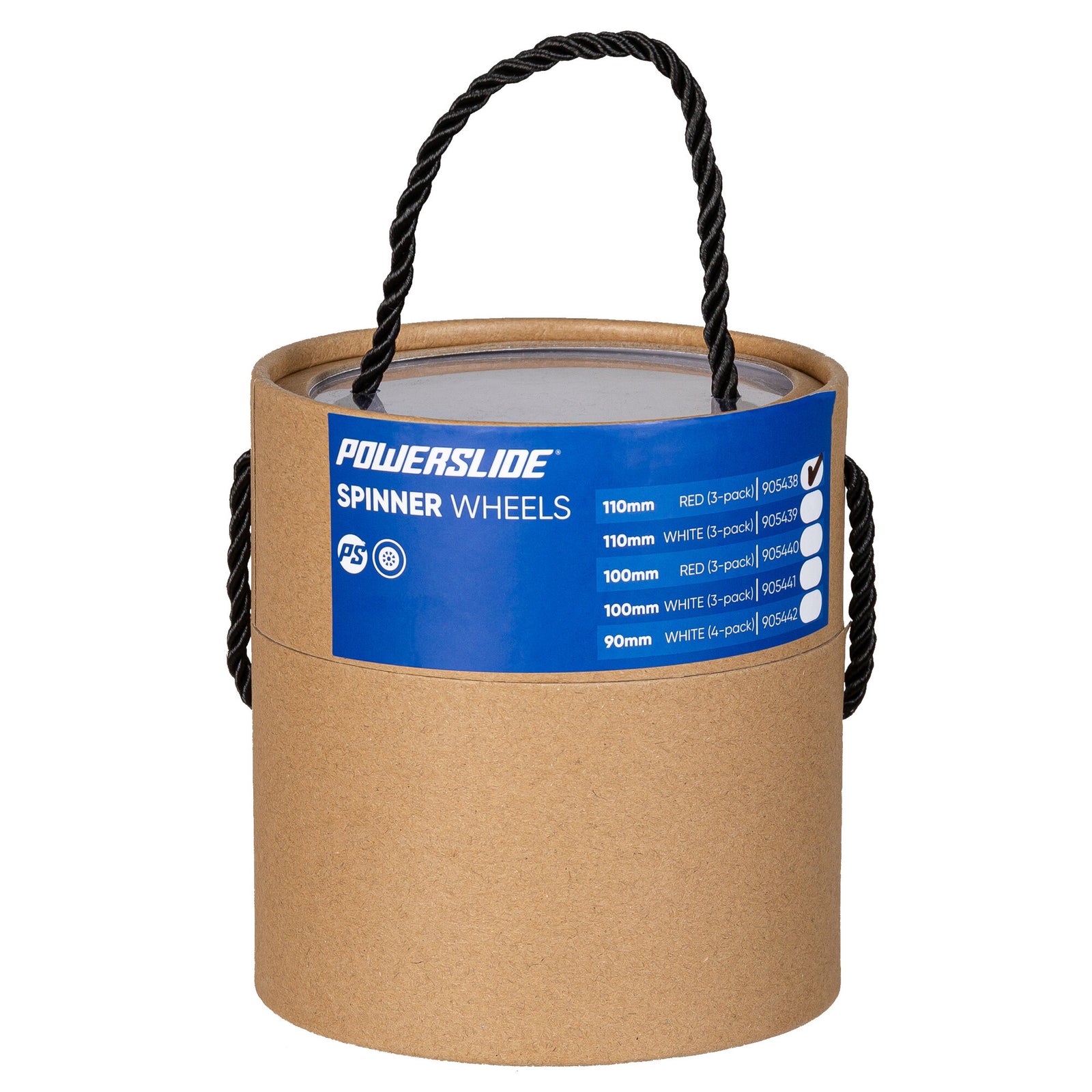 Spinner 110/88A Red, 3-pack - Powerslide - Urban Inline Skate Wheels - Product Image 3