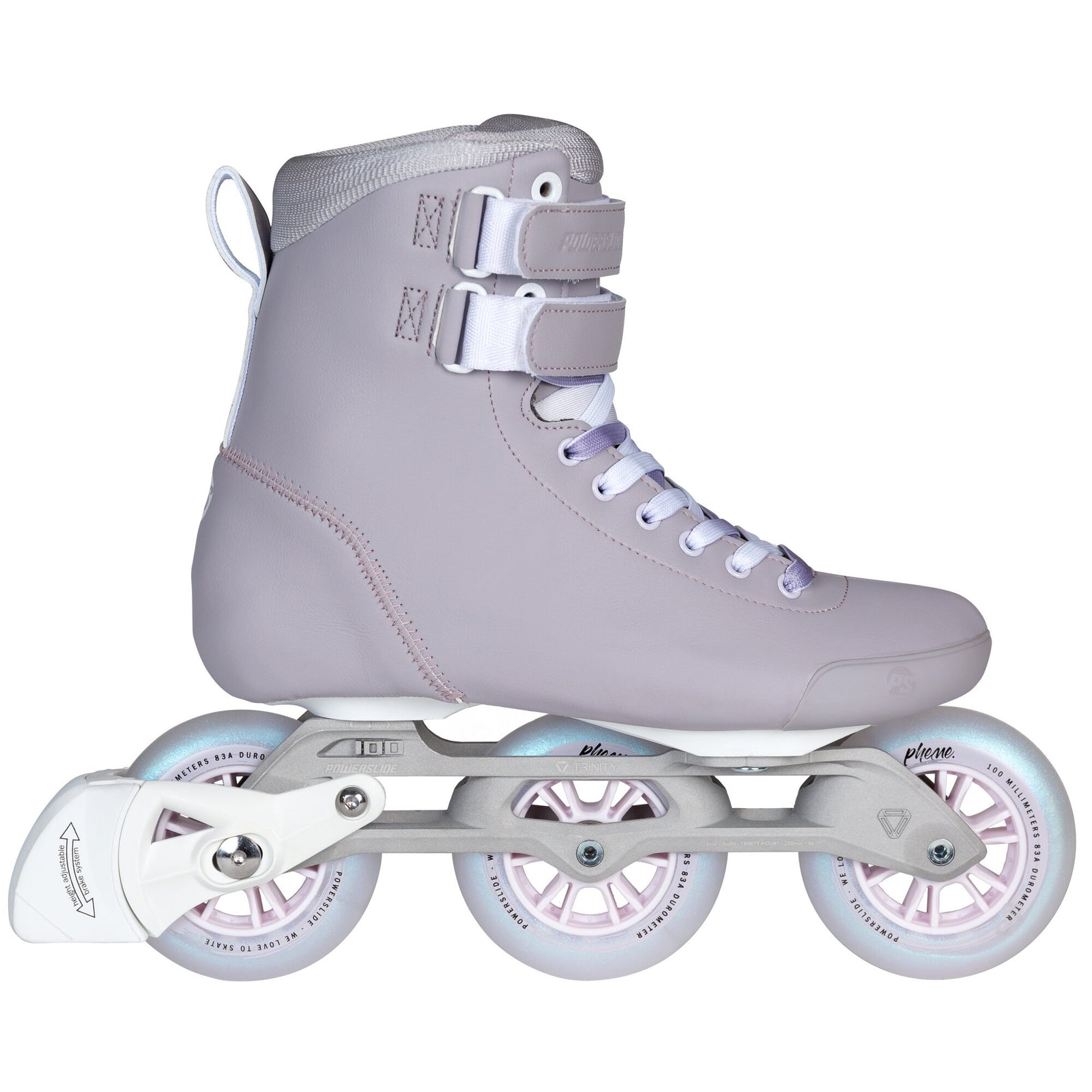 Pheme Lilac 100 - Powerslide - Fitness Inline Skates - Product Image 1