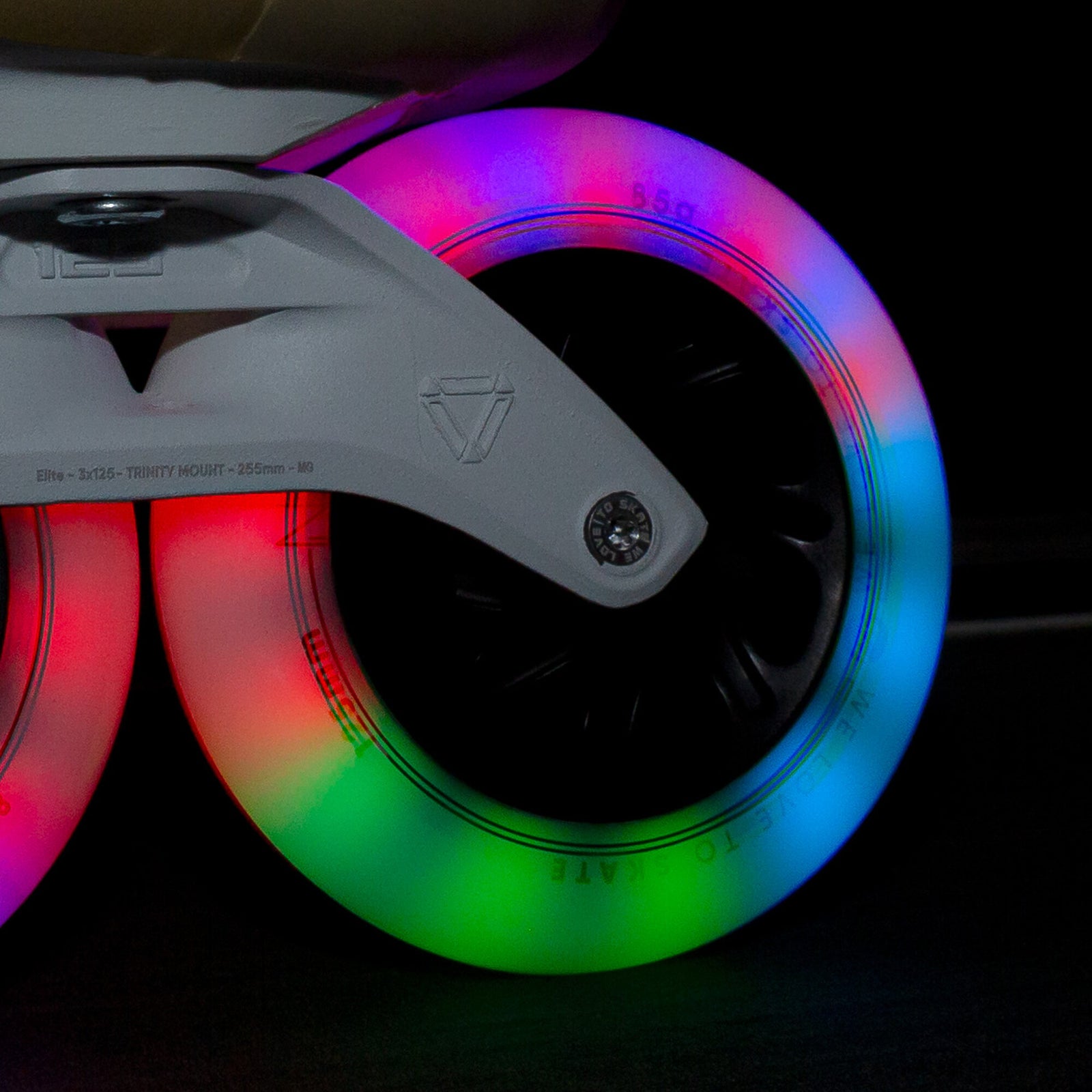 Neon Street Rollers avec lumières LED Roulements en Acier au
