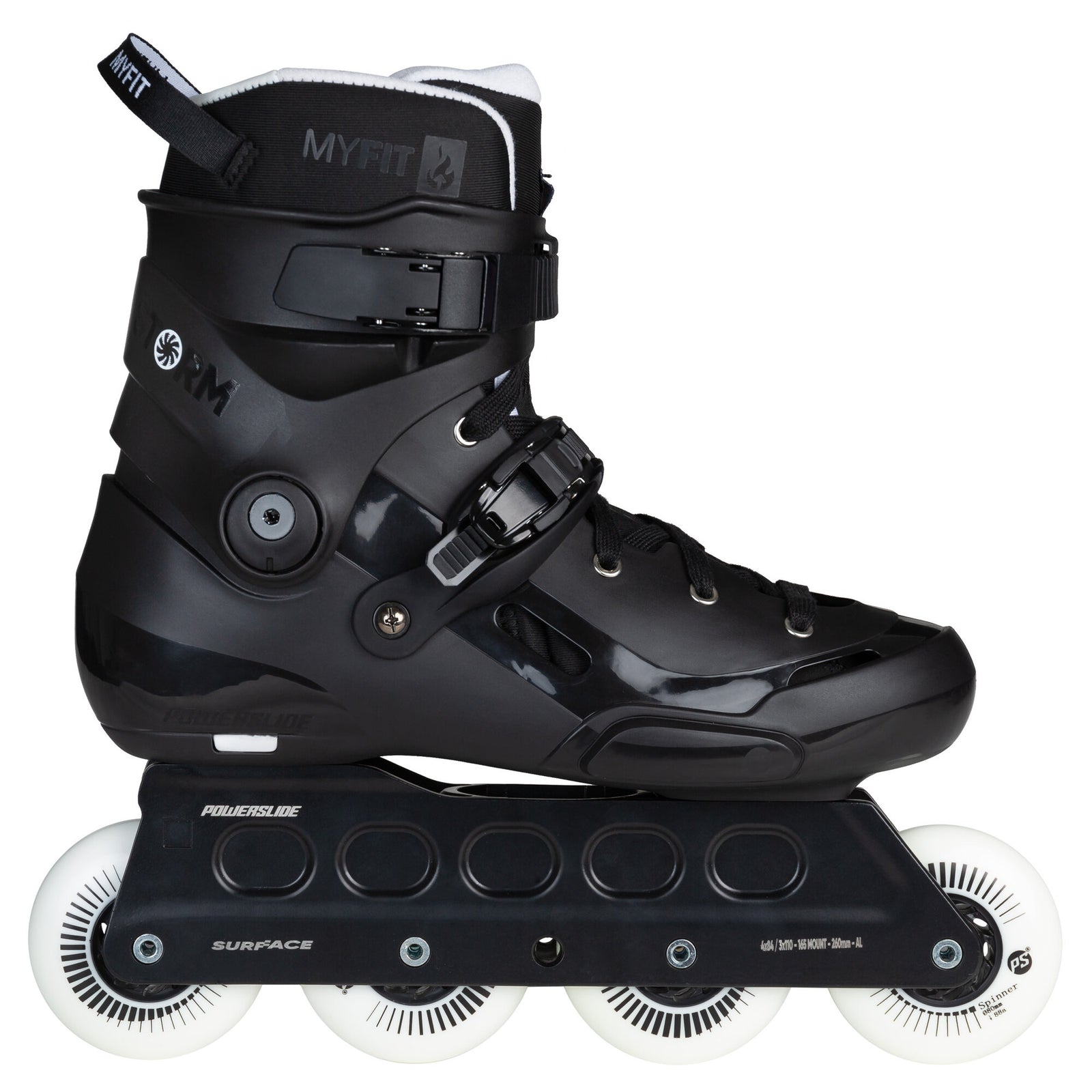 Storm Black 80 - Powerslide - Urban Inline Skates - Product Image 1