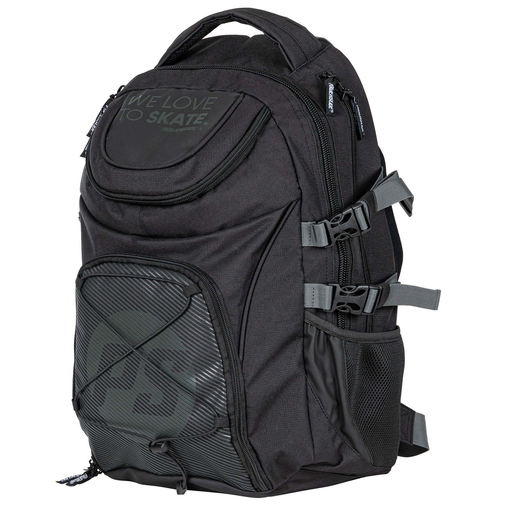 WeLoveToSkate Backpack Black - Powerslide - Inline Skating Bags