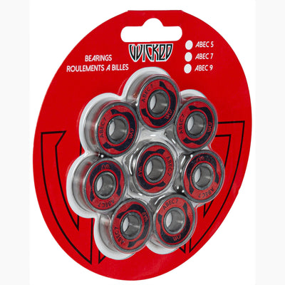 ABEC 7 FS, 8-pack - Wicked - Inline Skating Bearings - Product Image 4