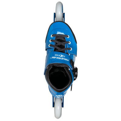 3X adj. Evo Blue / White - Powerslide - Racing Inline Skates - Product Image 4