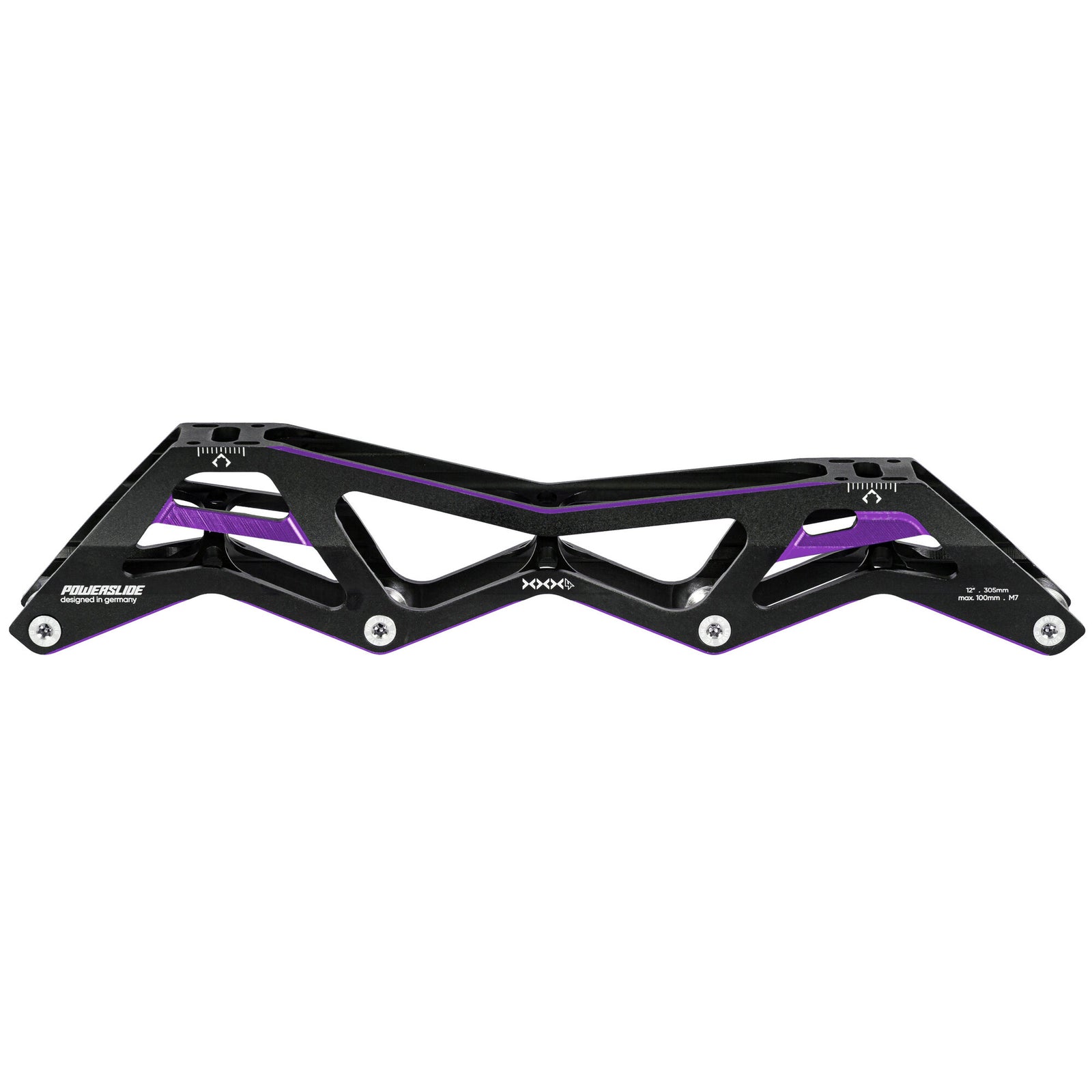 3X4 12.0/4x100 Black Purple, 195 - Powerslide - Racing Inline Frames - Product Image 1