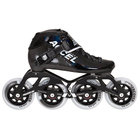 Accel Race Black Kids - Powerslide - Racing Inline Skates - Product Image 1