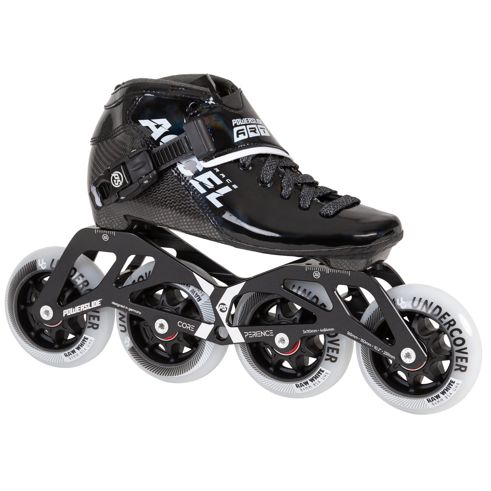 Accel Race Black Kids - Powerslide - Racing Inline Skates - Product Image 2