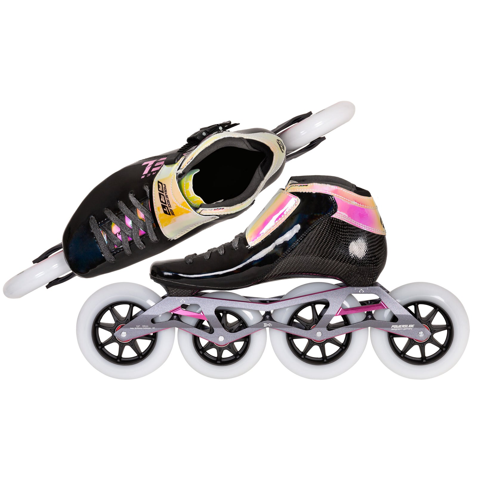 ACCEL Race Pink 110/100 - Powerslide - Racing Inline Skates - Product Image 4
