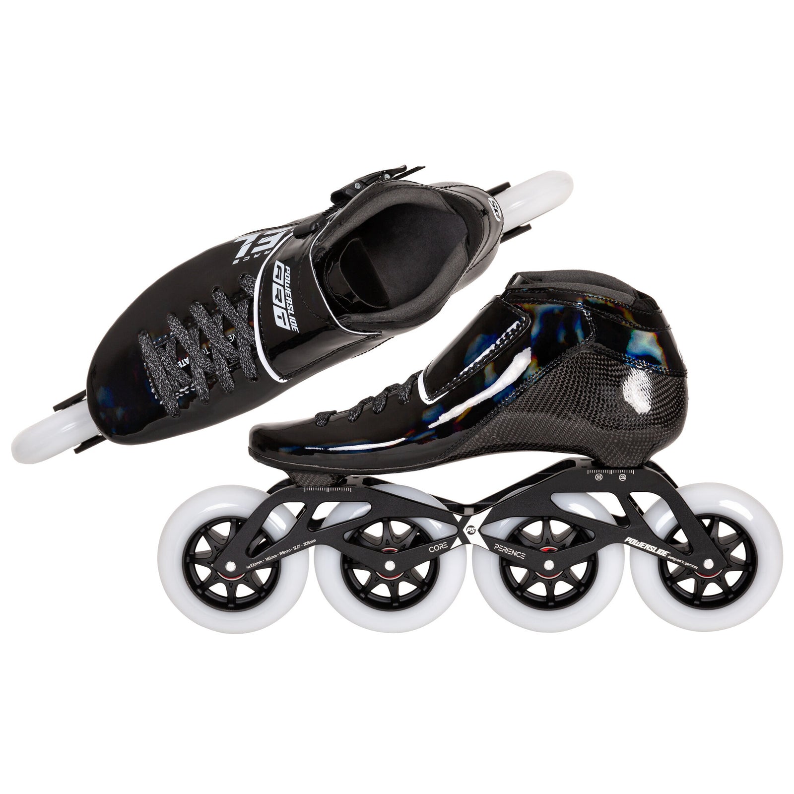 ACCEL Race Black 100 - Powerslide - Racing Inline Skates - Product Image 4