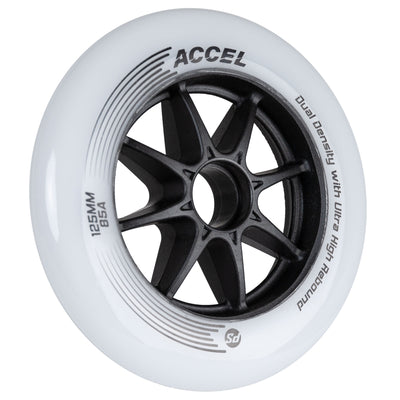 ACCEL 125mm/85A 6-pack - Powerslide - Racing Inline Skate Wheels - Product Image 2