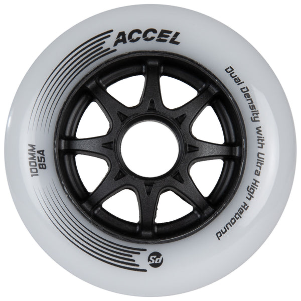 ACCEL 100mm/85A 8-pack - Powerslide - Racing Inline Skate Wheels
