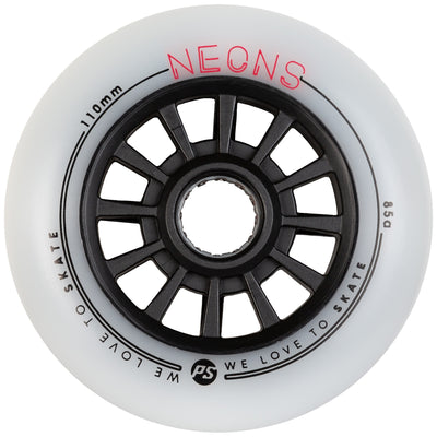 Neons 110/85A Red 3-pack - Powerslide - Nite Inline Skate Wheels - Product Image 2