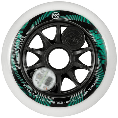 Graphix 110 /85A White, 1 pc. - Powerslide - Nite Inline Skate Wheels - Product Image 8