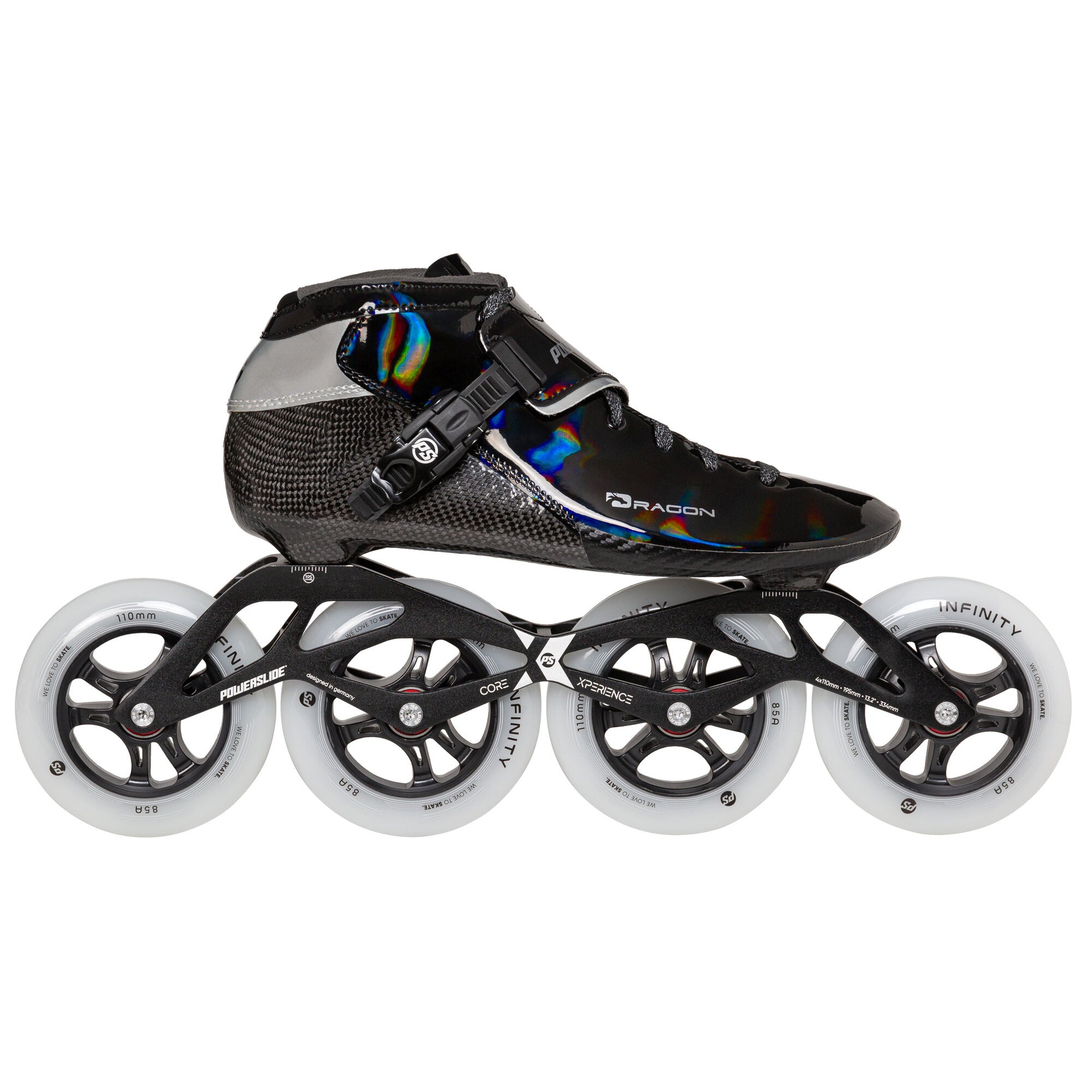 Dragon Black 110 - Powerslide - Racing Inline Skates