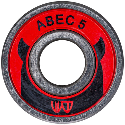ABEC 5 Carbon Pro, Pcs. - Wicked - Inline Skating Bearings - Product Image 2
