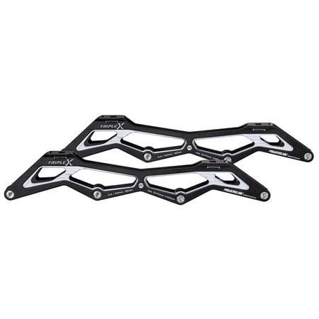 Triple X HILO 12,8" 3x110/1x100, 195 black/silver - Powerslide - Racing Inline Frames - Product Image 1