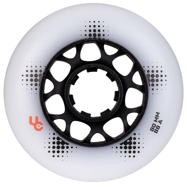 A Team Rims Team PRO 80/88A White, 4-pack - Undercover - Urban Inline Skate Wheels