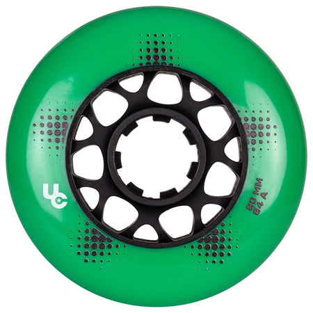 Team PRO 80mm/84A Green, 4-Pack - Undercover - Urban Inline Skate Wheels - Product Image 1