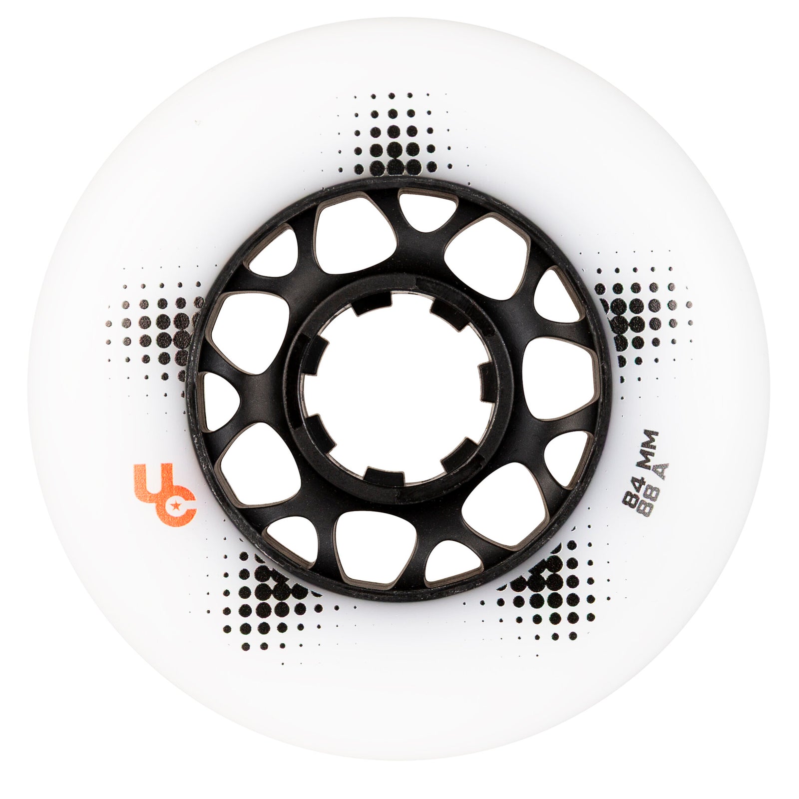 Team PRO 84mm/88a white, 4-Pack - Undercover - Urban Inline Skate Wheels - Product Image 1