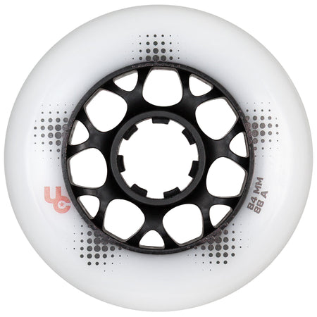 Team PRO 84mm/88A White, 4-Pack - Undercover - Urban Inline Skate Wheels - Product Image 1