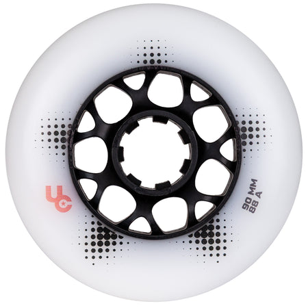 Team PRO 90/88A White, 4-pack - Undercover - Urban Inline Skate Wheels - Product Image 1