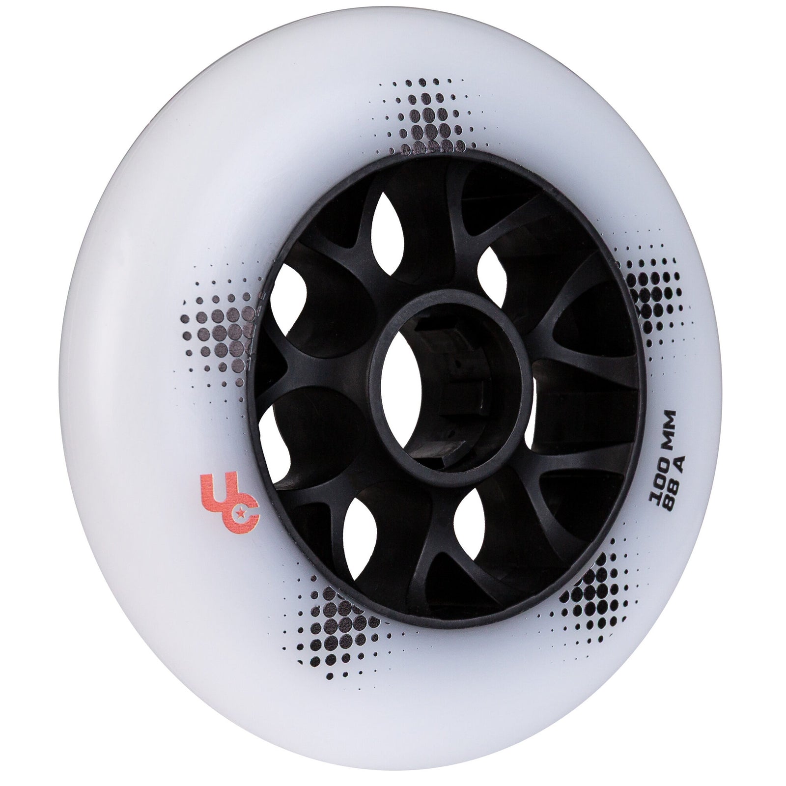 Team PRO 100/88A White, 4-pack - Undercover - Urban Inline Skate Wheels - Product Image 2