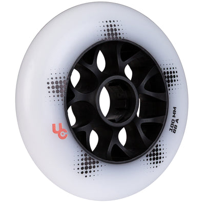 Team PRO 100/88A White, 4-pack - Undercover - Urban Inline Skate Wheels - Product Image 2