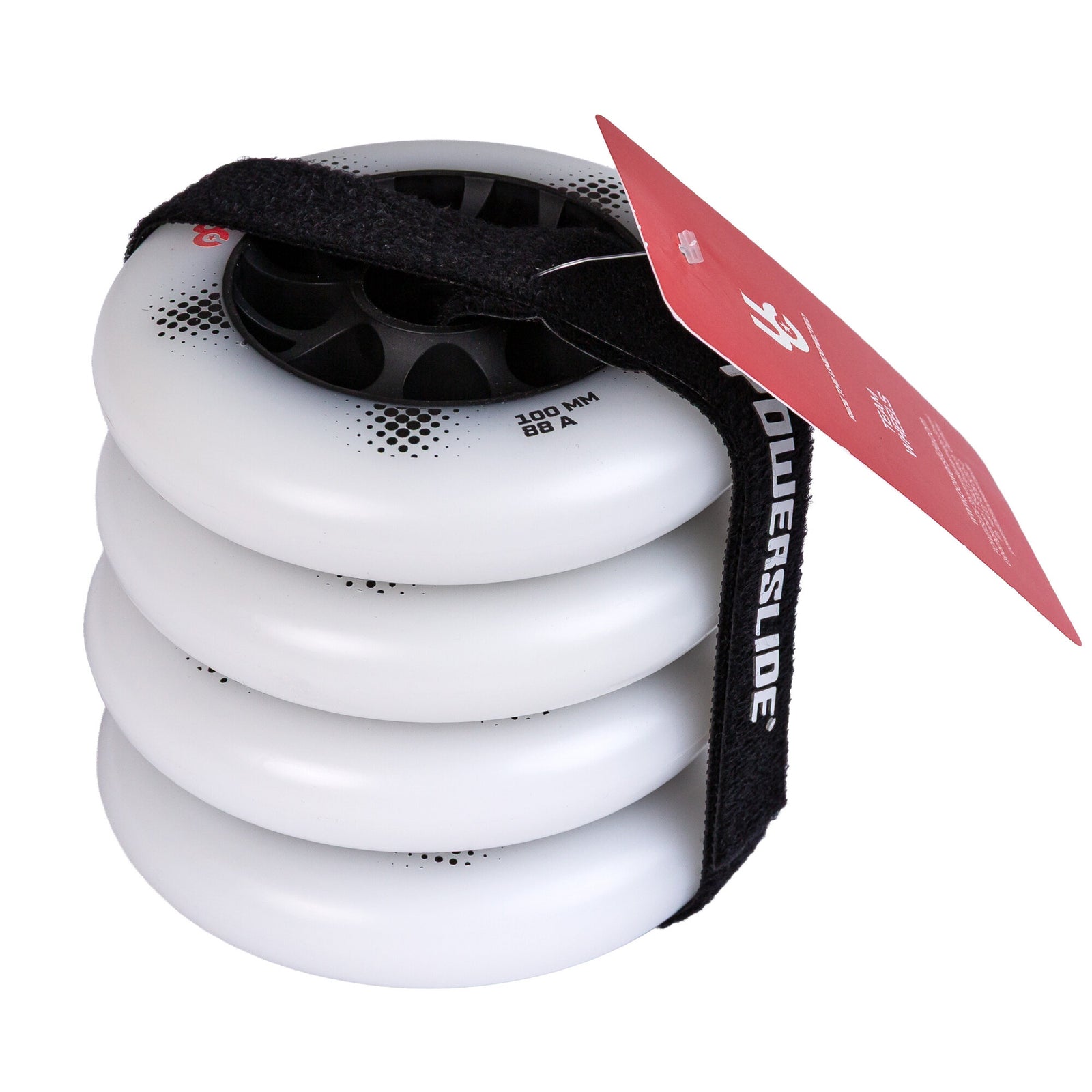 Team PRO 100/88A White, 4-pack - Undercover - Urban Inline Skate Wheels - Product Image 3