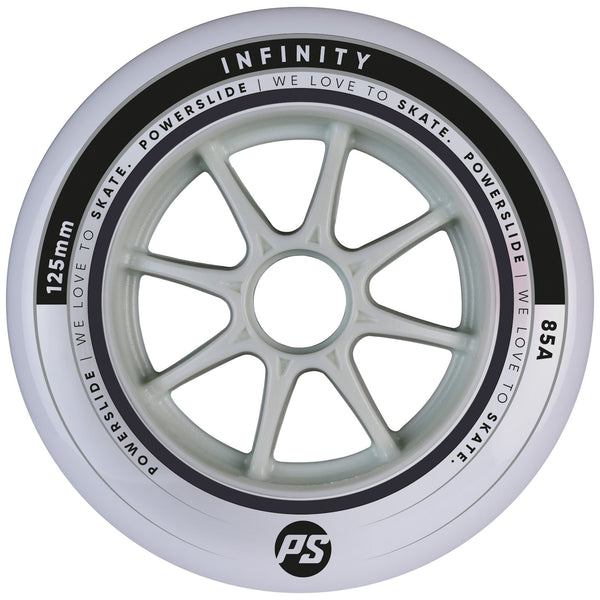 Infinity 125/85A, 6 pcs. - Powerslide - Fitness Inline Skate Wheels - Product Image 1