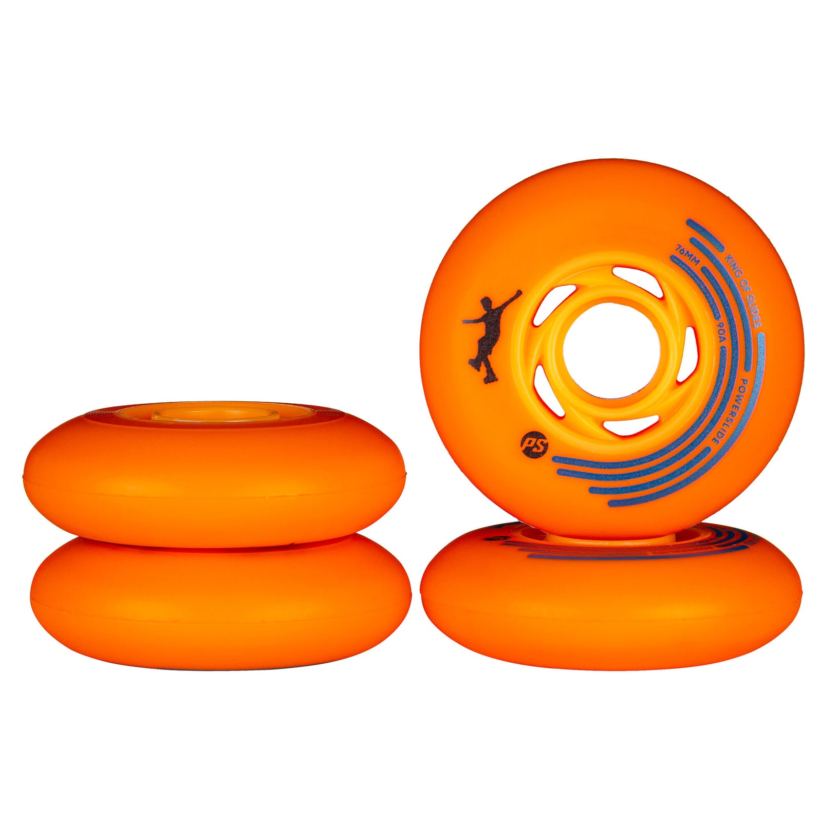 King of Slides 76/90A, 4-pack - Powerslide - Urban Inline Skate Wheels - Product Image 3