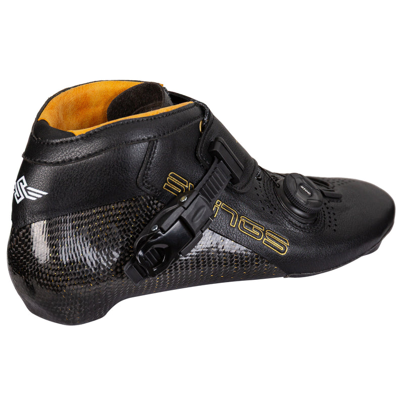 In Line Racing Boot Swings Jr. Mk I Black - Swings - Racing Inline Skate Boots