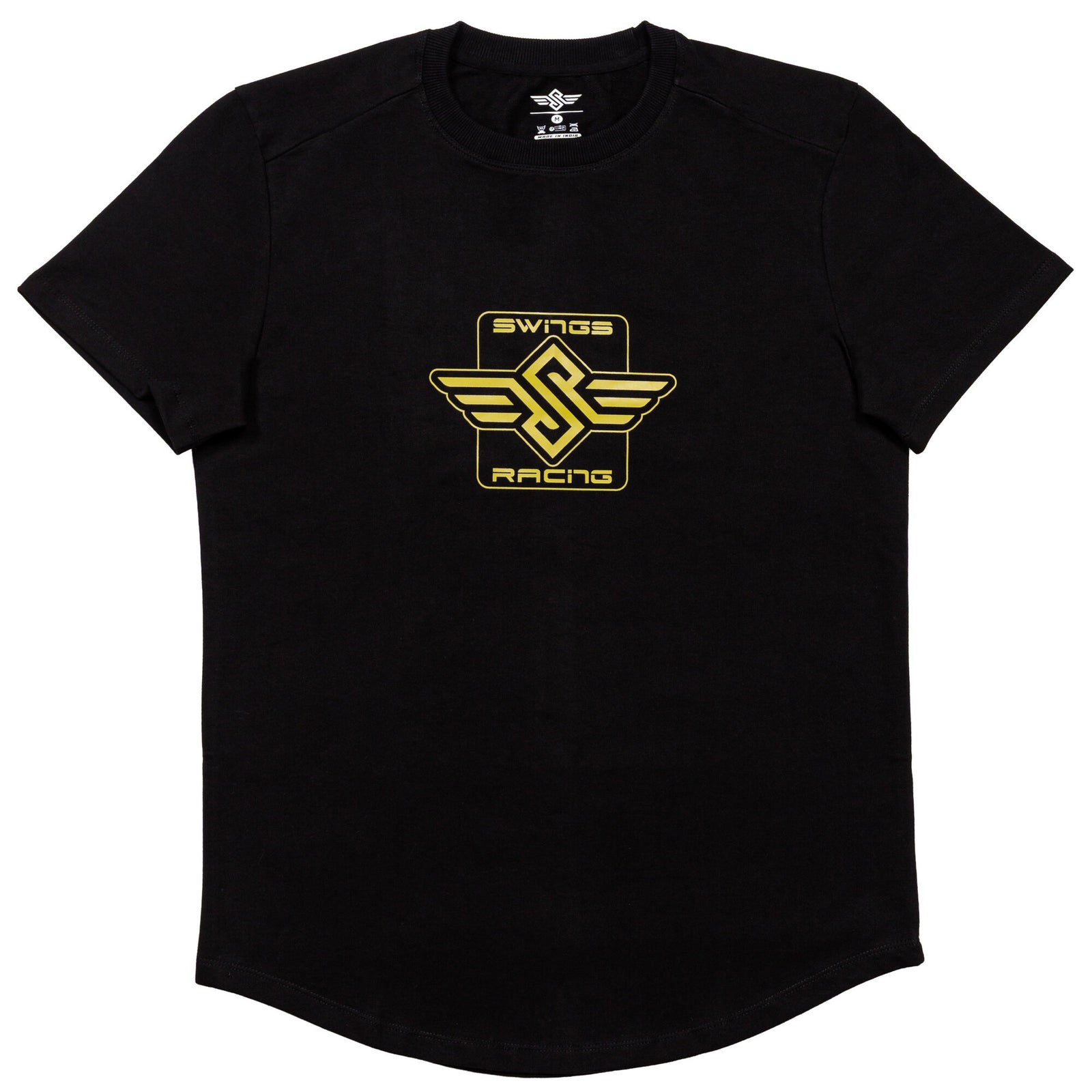 Swings Racing Tee Black - Swings - Casual Clothing - Product Image 1