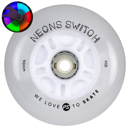 Neons Switch LED 90/85A 4-pack - Powerslide - Nite Inline Skate Wheels - Product Image 1