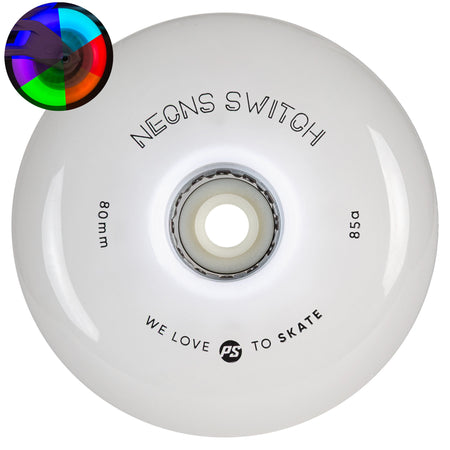 Neons Switch LED 80/85A 4-pack - Powerslide - Nite Inline Skate Wheels - Product Image 1