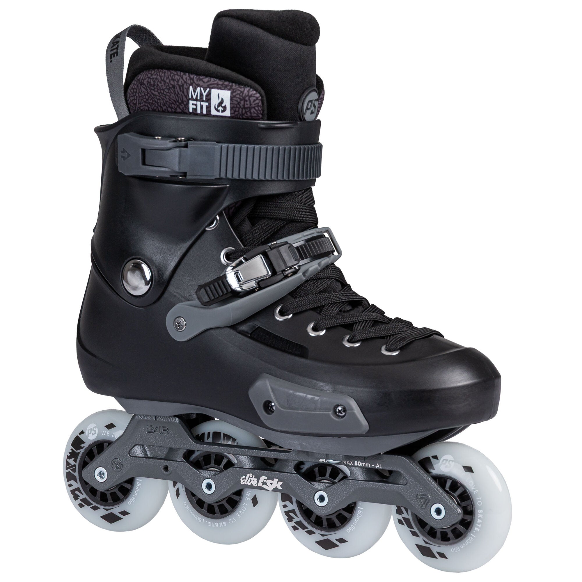 Zoom Pro 80 Black - Powerslide - Urban Inline Skates