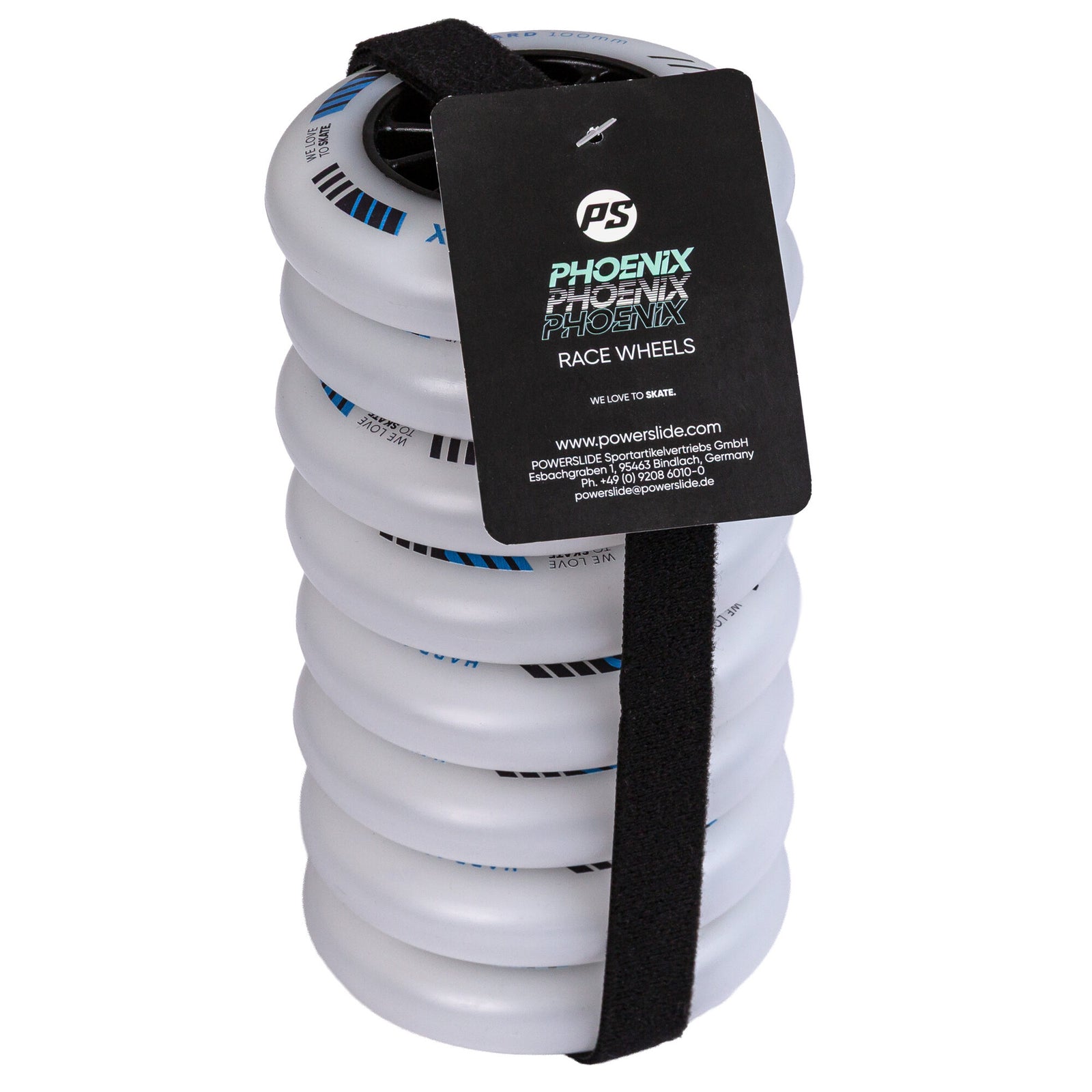 PHOENIX 100mm DD Hard - Powerslide - Racing Inline Skate Wheels - Product Image 5