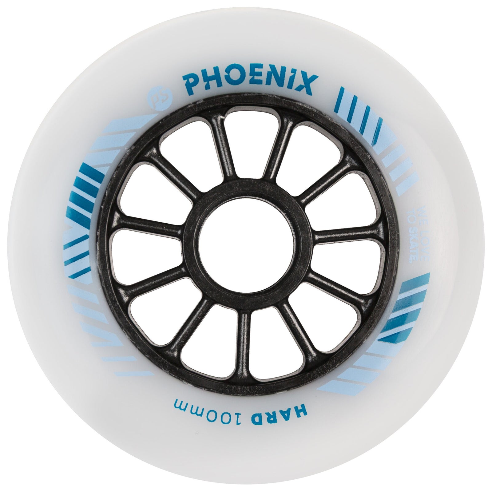 PHOENIX 100mm DD Hard - Powerslide - Racing Inline Skate Wheels - Product Image 1