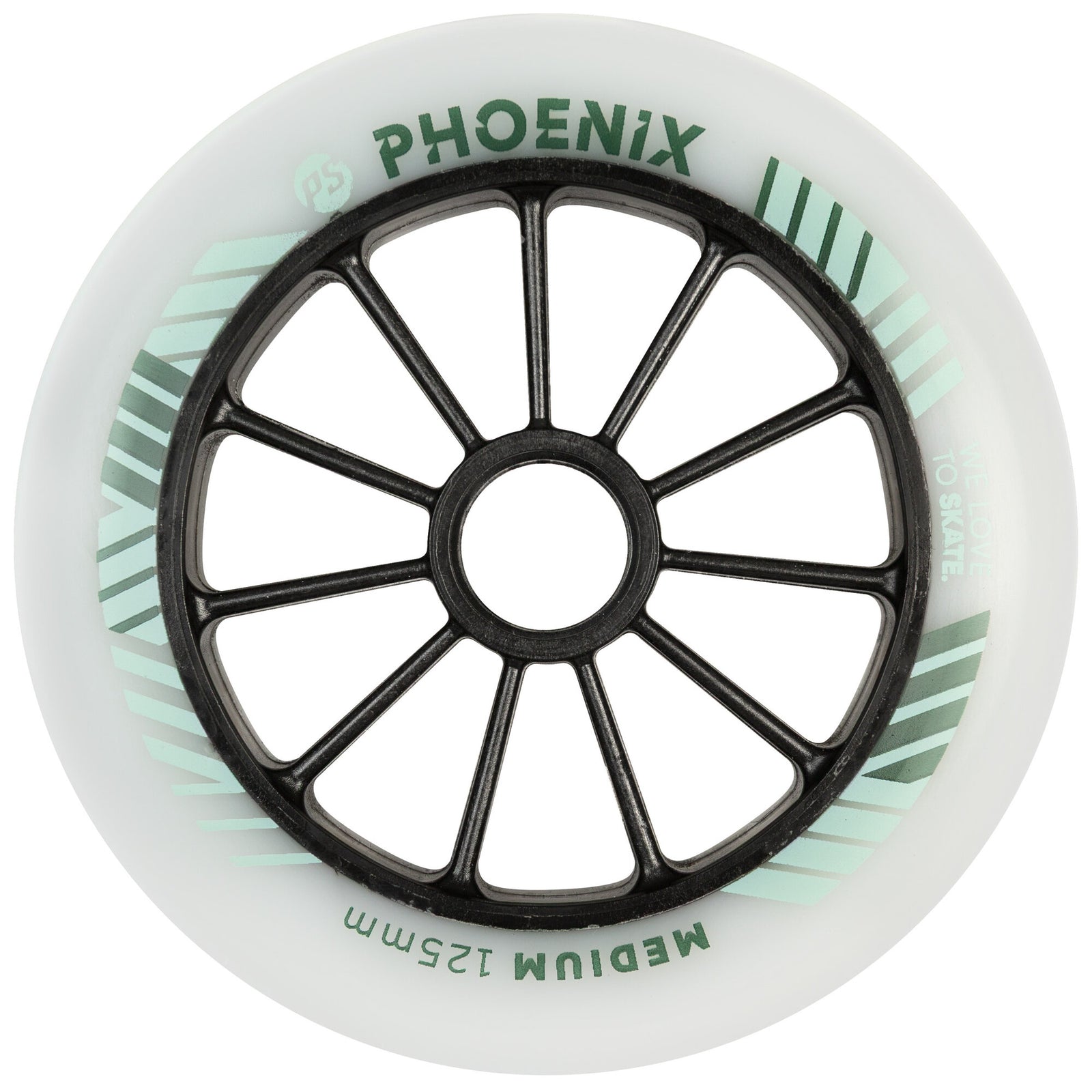 PHOENIX 125mm DD Medium - Powerslide - Racing Inline Skate Wheels - Product Image 1