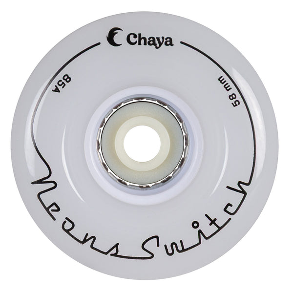 Neons Switch 58mm White - Chaya - Nite Roller Skate Wheels - Product Image 1