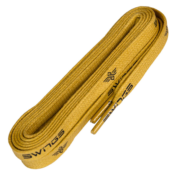 Waxed Superlaces Gold - Swings - Inline Skating Accessories