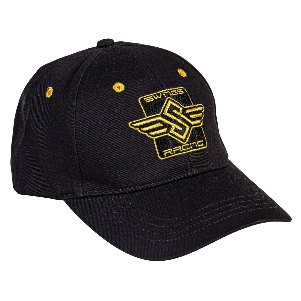 4076 Cap Racing Swings Racing Cap Black - Swings - Racing Clothing