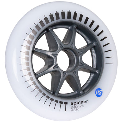 Spinner 110/88A White, 3 pack - Powerslide - Urban Inline Skate Wheels - Product Image 2