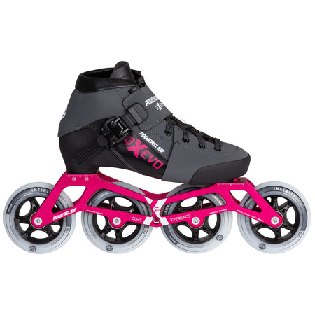 Triple X Evo Hot Pink adj. - Powerslide - Racing Inline Skates - Product Image 1