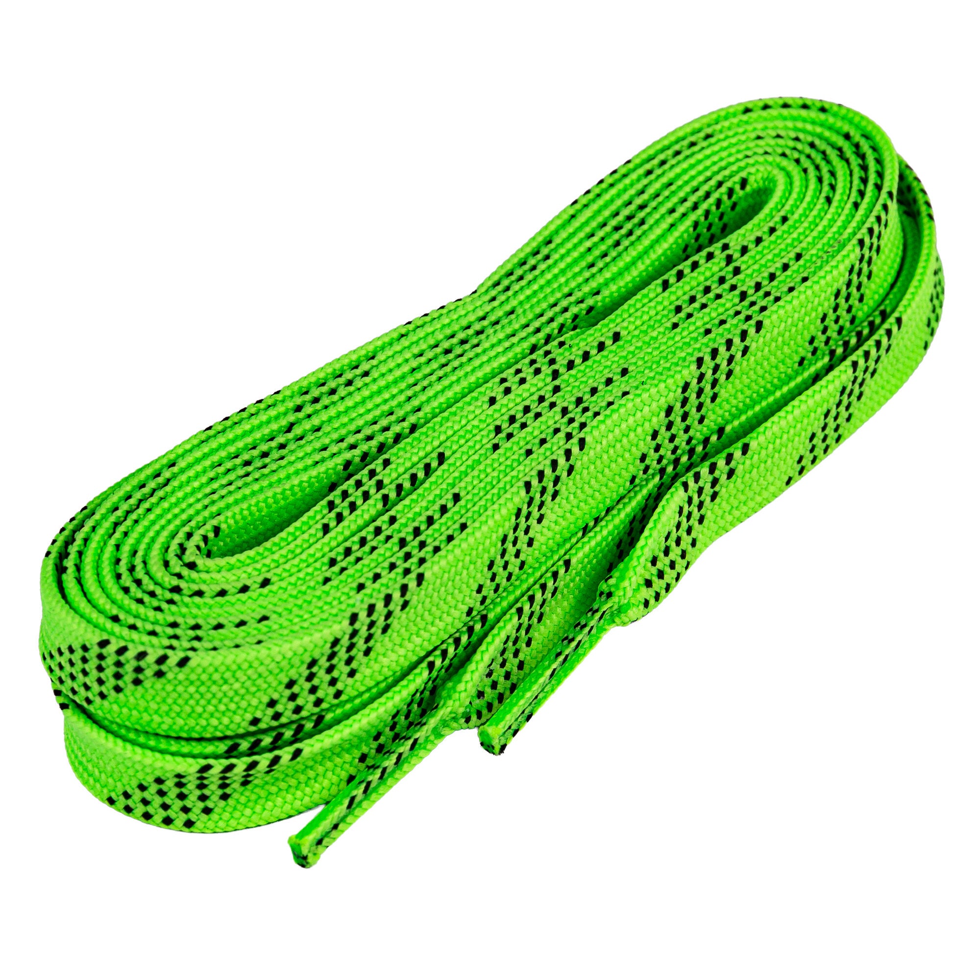 グリーンラズライト0.09CT 10000143 Waxed Laces Pro Neongreen - MYFIT - Inline Skating Accessories