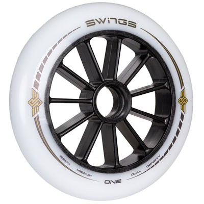 Swings One 125mm Medium - Swings - Racing Inline Skate Wheels - Product Image 2
