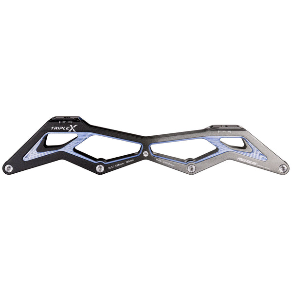 Triple X 13.3"/4x110 Black/Blue 195 - Powerslide - Racing Inline Frames - Product Image 1